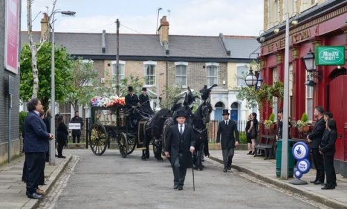 Peggy Mitchell's funeral