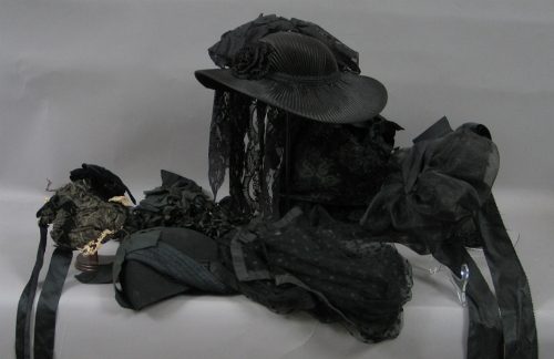 Victorian mourning hats